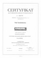 Certyfikat KREISEL